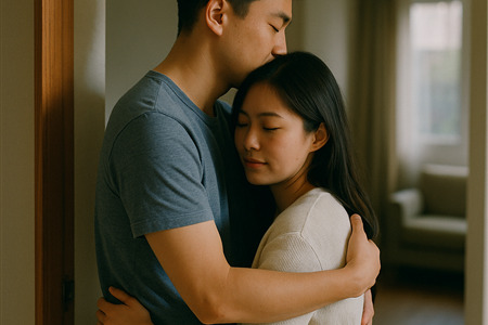 在不經意的日子遇見可以像家人一樣安心的人，慢慢溶化過往