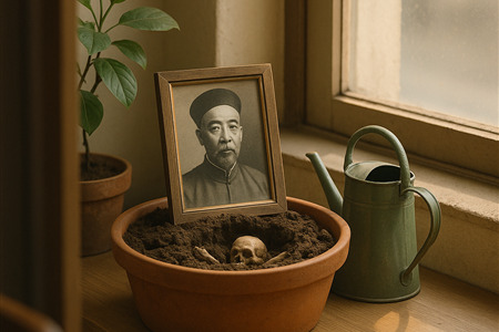 張之洞的殘骨在路邊睡了幾十年，終於被重新安葬在故土