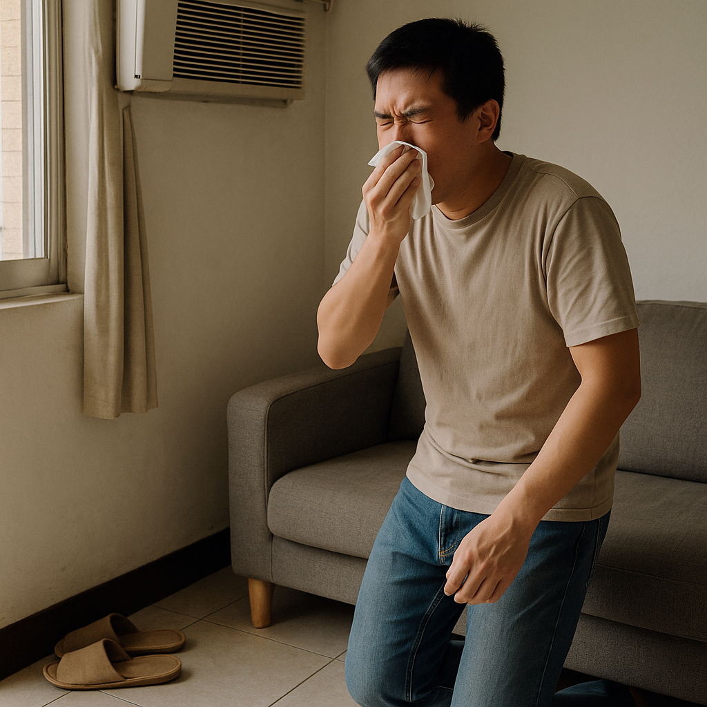 夏天一進冷氣房就開始打噴嚏的生活觀察與小習慣
