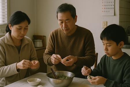 在爐火邊包餃子，把家人拉回來的那個冬至夜晚裡
