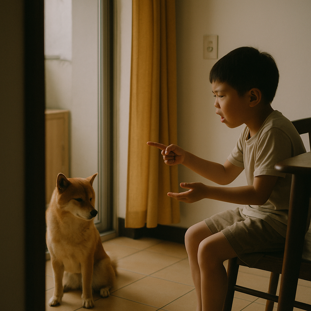 小朋友想跟狗玩，卻常因愛告狀被隔開的那些日子