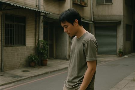 在熟悉的巷口等了半小時，最後只是低頭走開那一刻