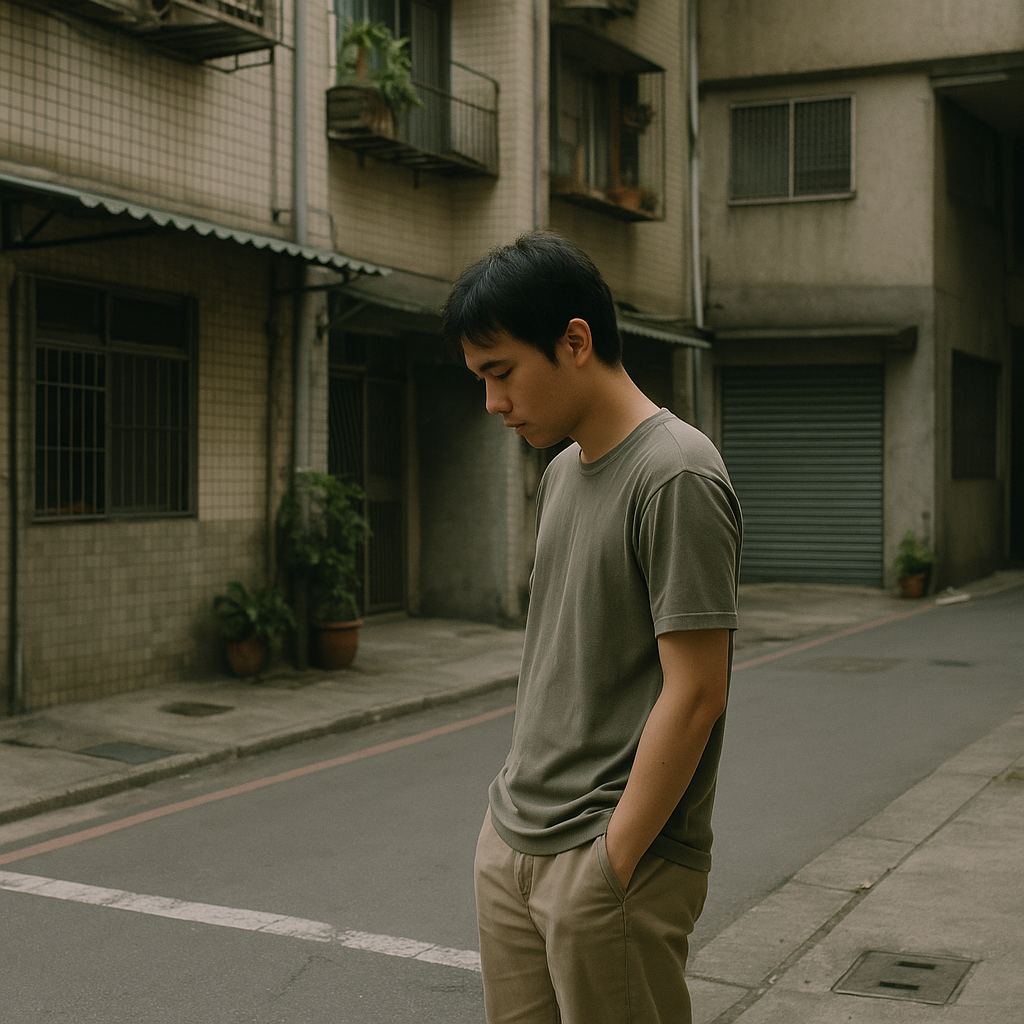 在熟悉的巷口等了半小時，最後只是低頭走開那一刻