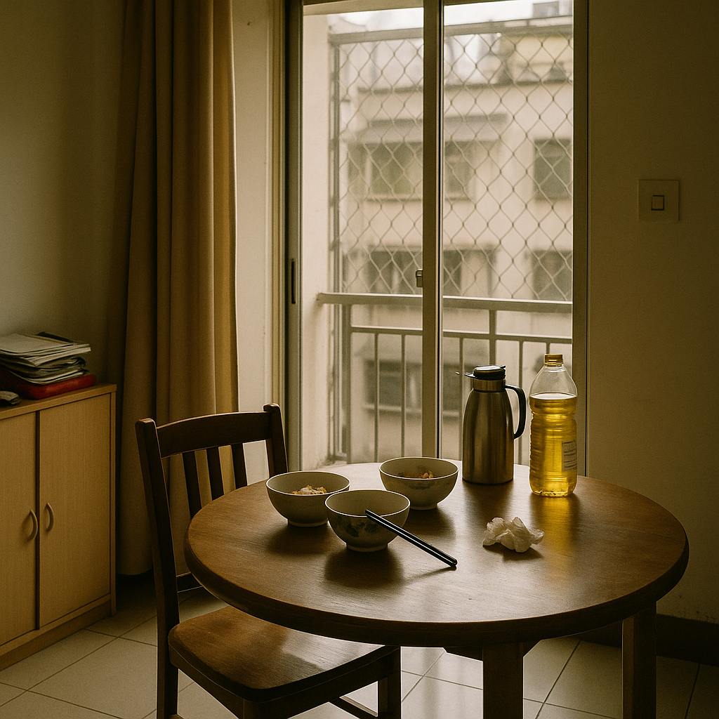 在餐桌上笑著掩飾：我們給父親的那些簡短關心與沉默