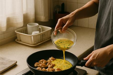 每天用心煮：一盤雞腿滑蛋的溫柔與私人時刻記憶