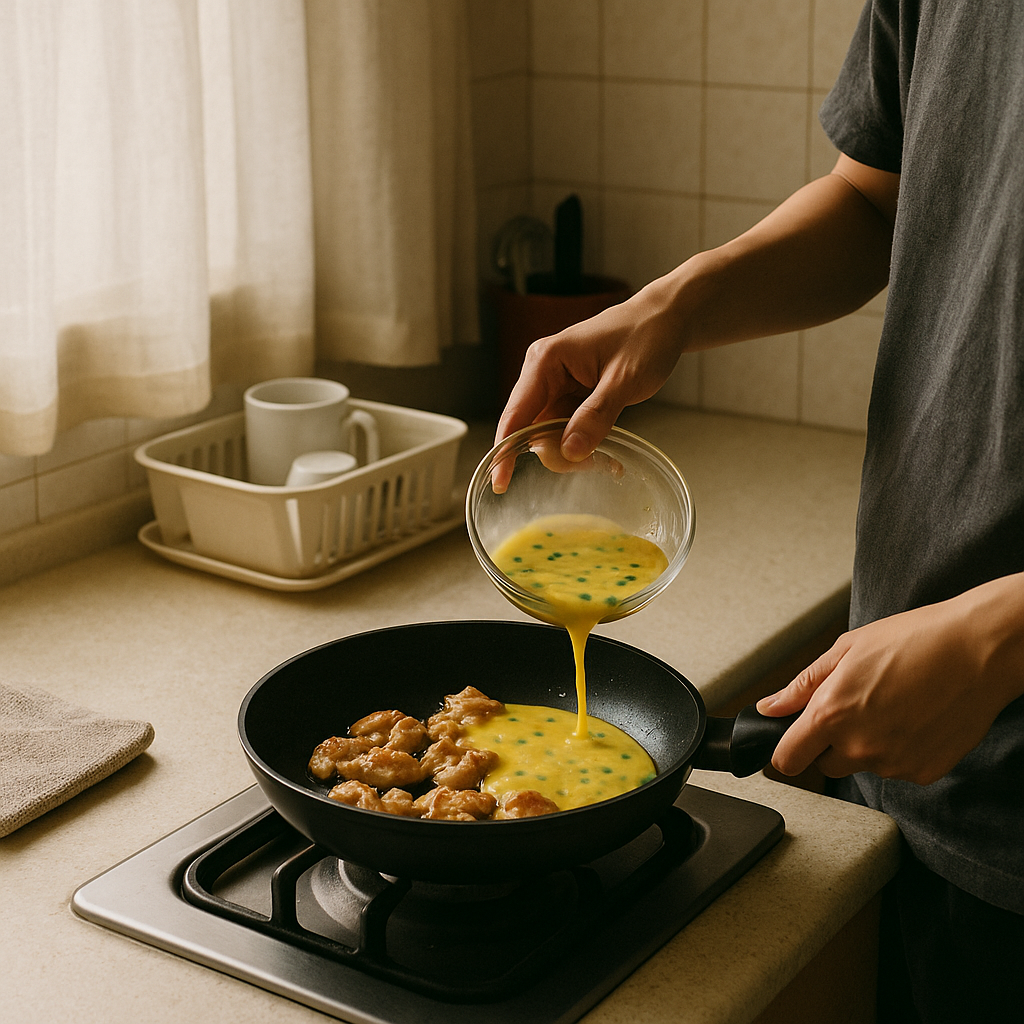 每天用心煮：一盤雞腿滑蛋的溫柔與私人時刻記憶