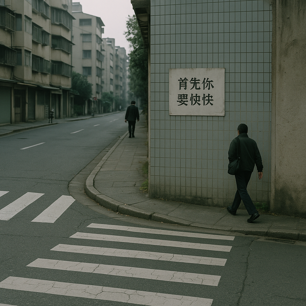 星期四清晨，街口擠成一張臉你會怎麼走？